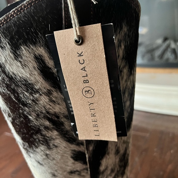 Liberty Black Cowhide Boots - Picture 6 of 8